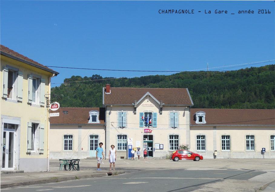 Cafe Hotel De La Gare Champagnole Dış mekan fotoğraf