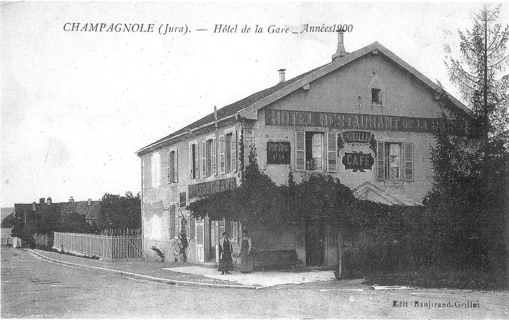 Cafe Hotel De La Gare Champagnole Dış mekan fotoğraf